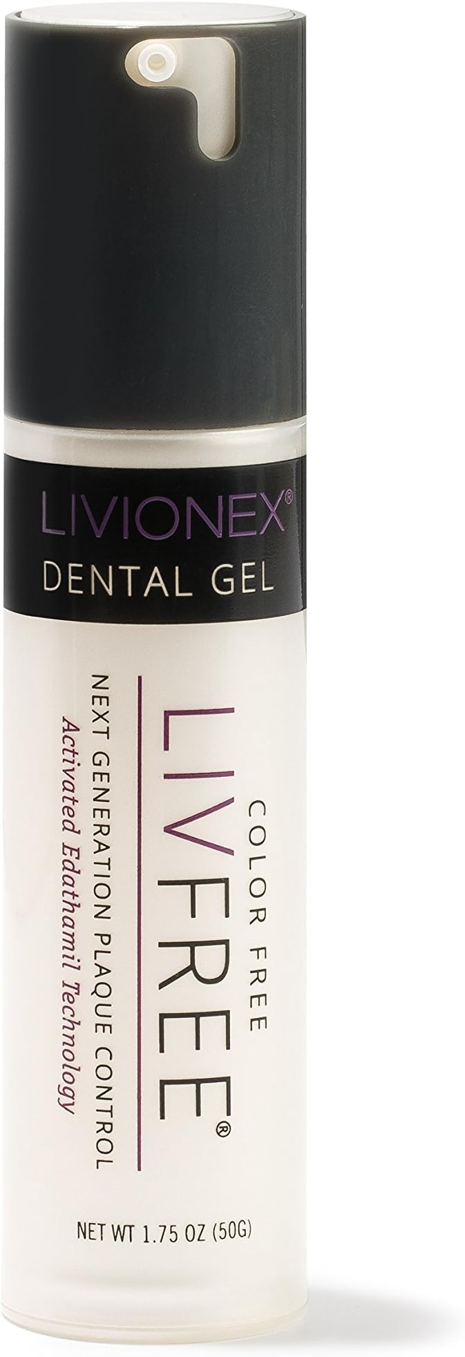 LIVFREE Dental Gel by Livionex - New Product Available in Tube AS "LIVFRESH Mild Peppermint" - 250% Better at Removing Plaque - Color Free, Non-Foaming, & Mild Peppermint