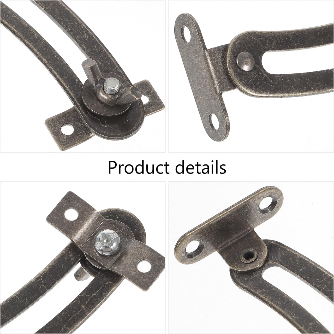 TEHAUX 7 Inch Lift and up Soft Close Cabinet Hinge Adjustable Lid Support for Kitchen Cupboards Wooden Boxes Bronze Finish - Image 4