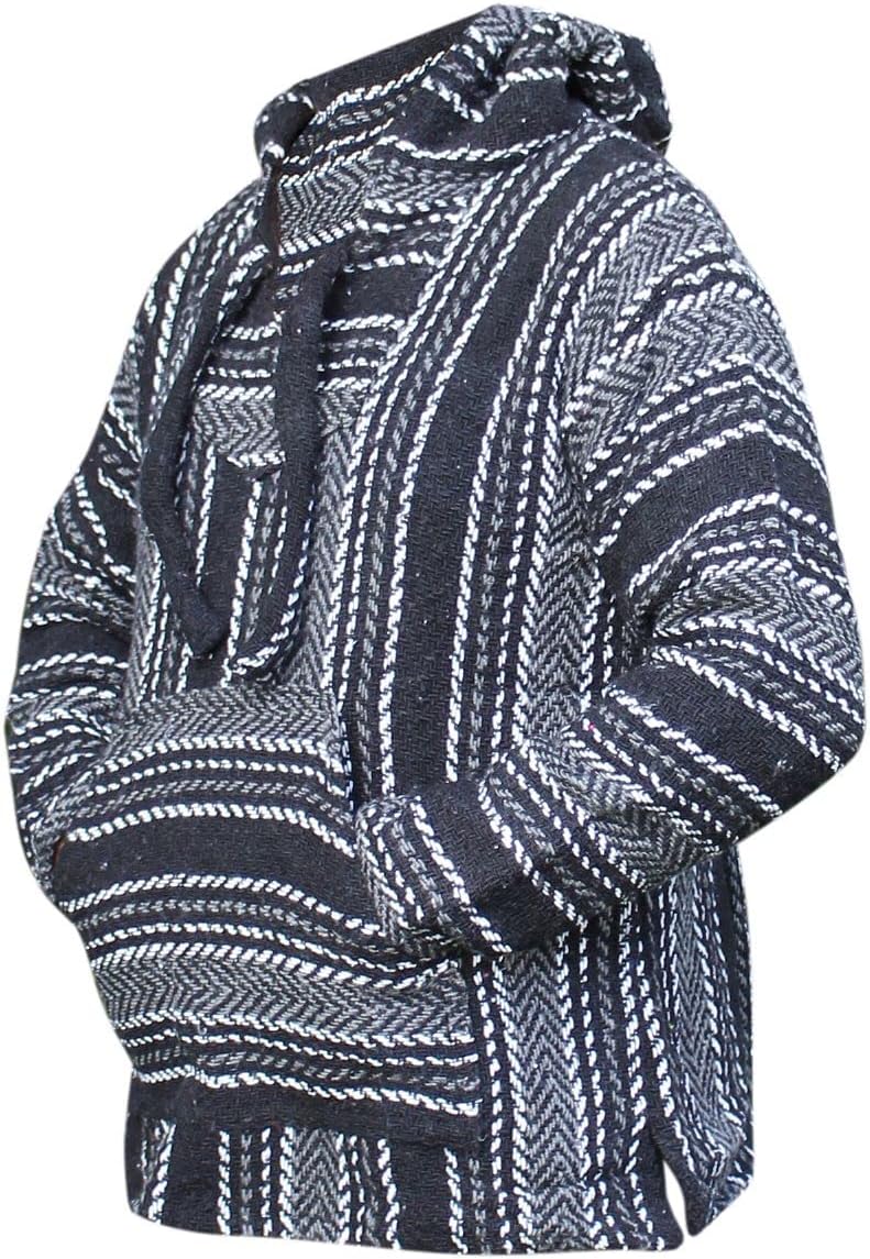 Del Mex Deluxe Mexican Baja Hoodie Sweatshirt Pullover Jerga Surf Poncho Drug Rug - Image 2