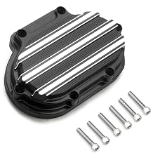 For Harley Transmission Side cable clutch Cover Gauge CNC Dyna Super Glide FXD Street Bob FXDB 07-10 softail Fat Boy FLSTF 07-17 FLHTC FLHTCU FLHX 07-13