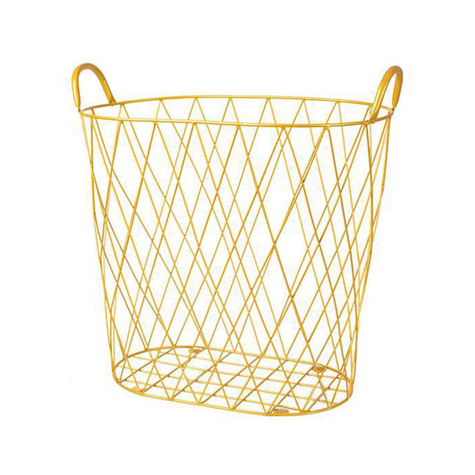 Tuoyibo G Household Old Dirty Clothes Basket, Scandinavian Bathroom Storage Basket, Iron Light Luxury Laundry Basket, Toy Bucket