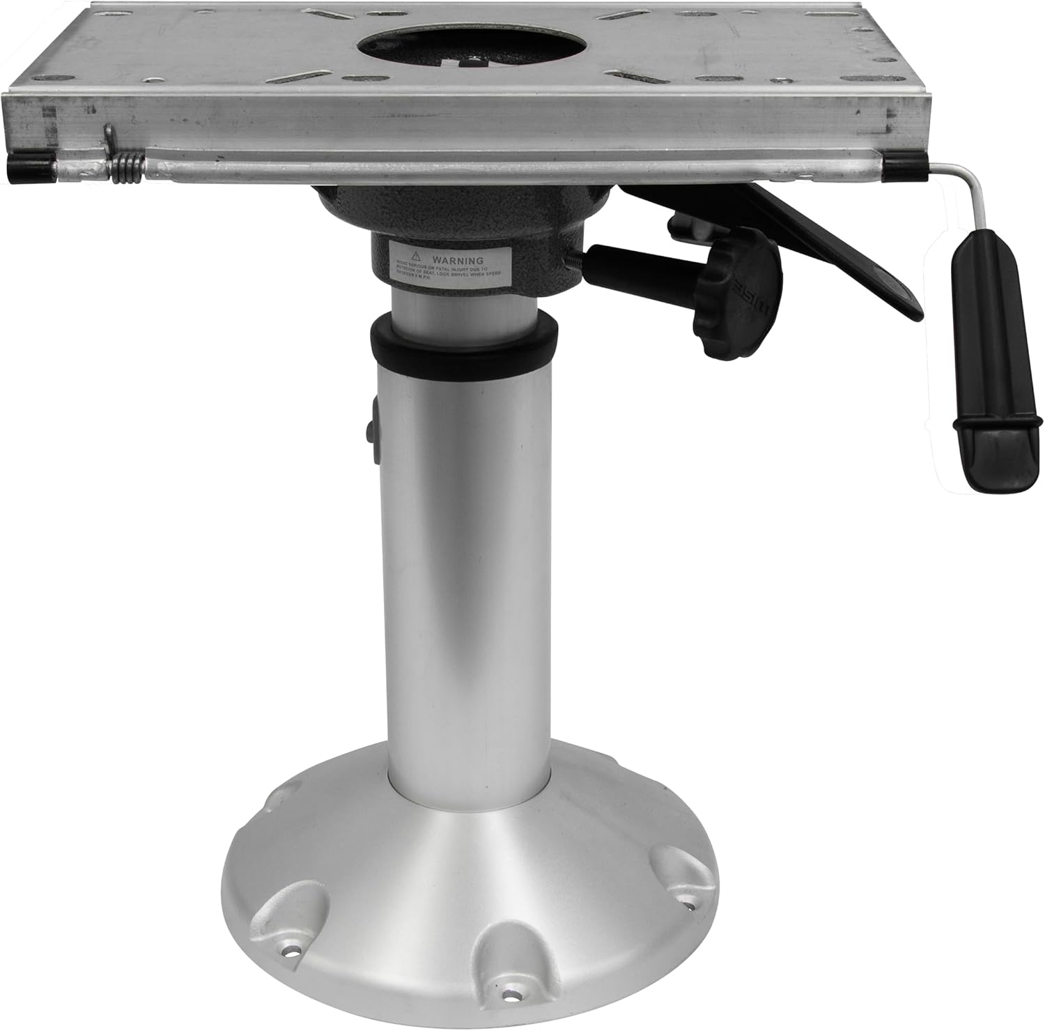 Wise 8WP144 Standard Mainstay Air Power Pedestal with Locking Swivel and Slide,Silver
