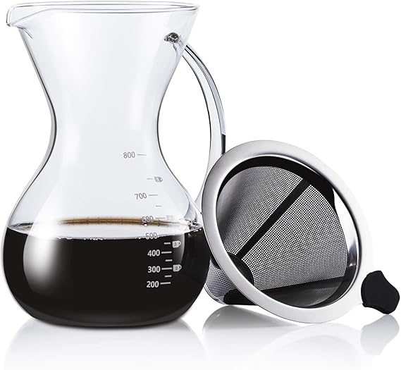 Amazon LoveKANKEI コーヒーサーバー コーヒードリッパー コーヒーカラフェセット プレゼント スポンジブラシ付属 耐熱