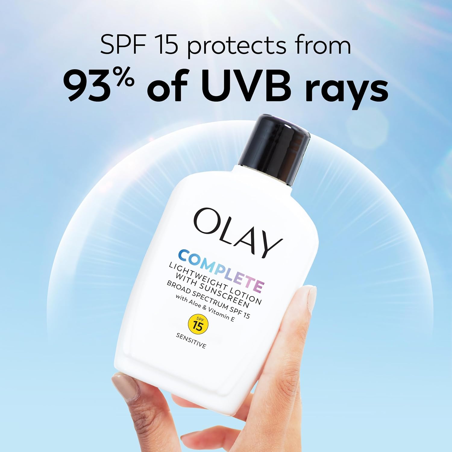Olay Face Moisturizer, Complete All Day Moisturizer With Sunscreen Broad Spectrum SPF 15 - Sensitive, 4 fl. Oz, 1 unit - Image 6