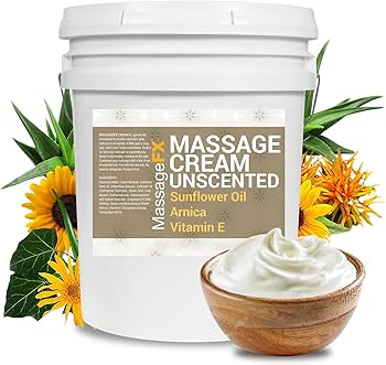 Amazon.com : MASSAGE FX Unscented Massage Cream, 5 Gallon