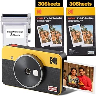 Mini Shot 2 Retro 2in1 + 68 Sheets Bundle