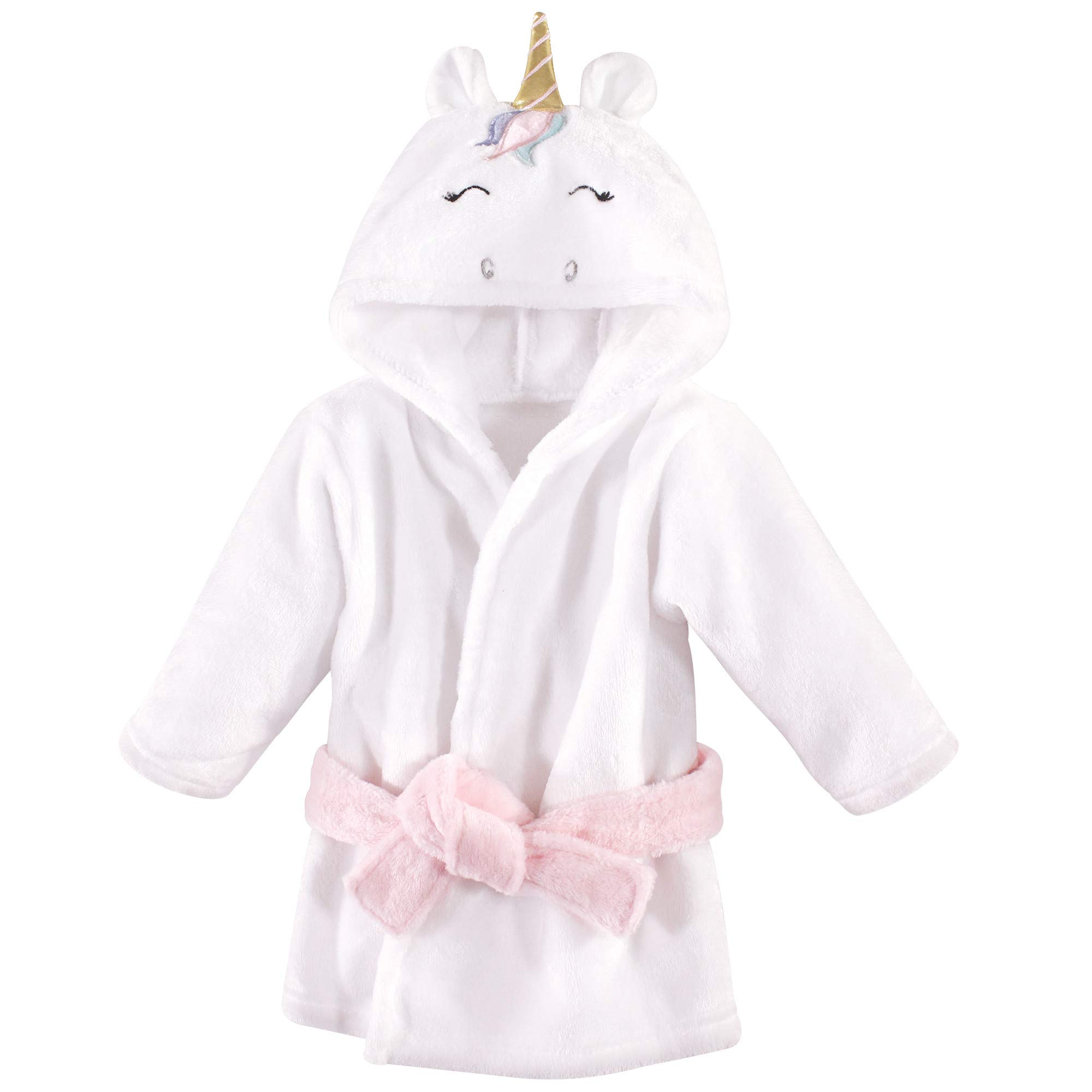 Hudson Baby Unisex Baby Plush Animal Face Bathrobe