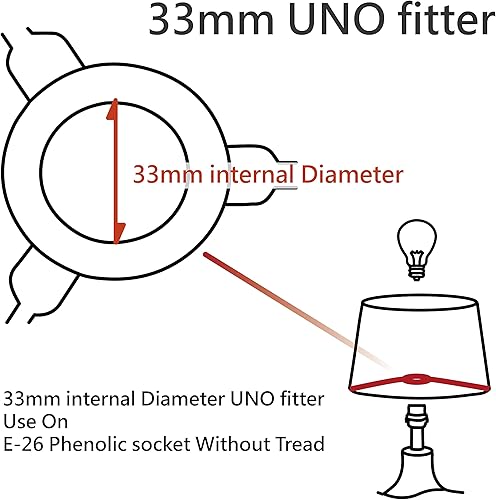 Miniatura 7 de Aspen Creative 58306, pantalla de araña de tambor de tapa dura, lino blanco roto, 8 pulgadas superior x 8 pulgadas inferior x 8 pulgadas de alto,