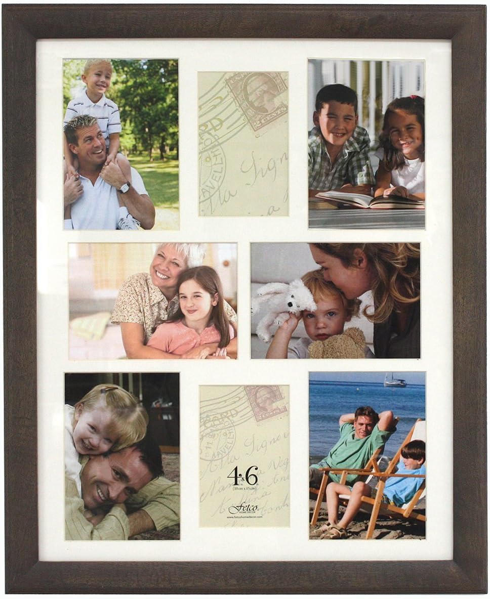Fetco Home Decor Henrick Matted Collage Photo Frame