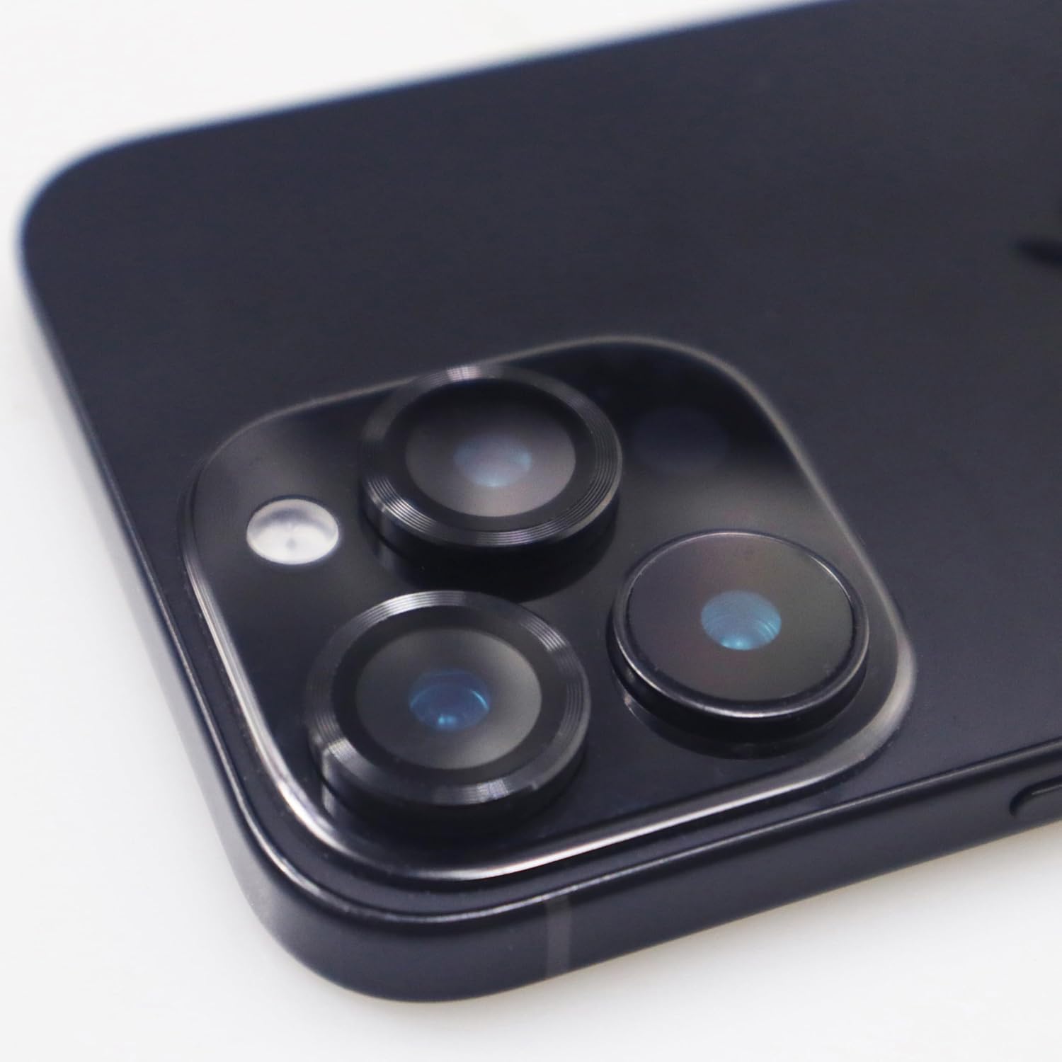 BONVAN for iPhone 16 Pro / 16 Pro Max Camera Lens Protector Metal Tempered Glass Screen Accessories Cover (Black)