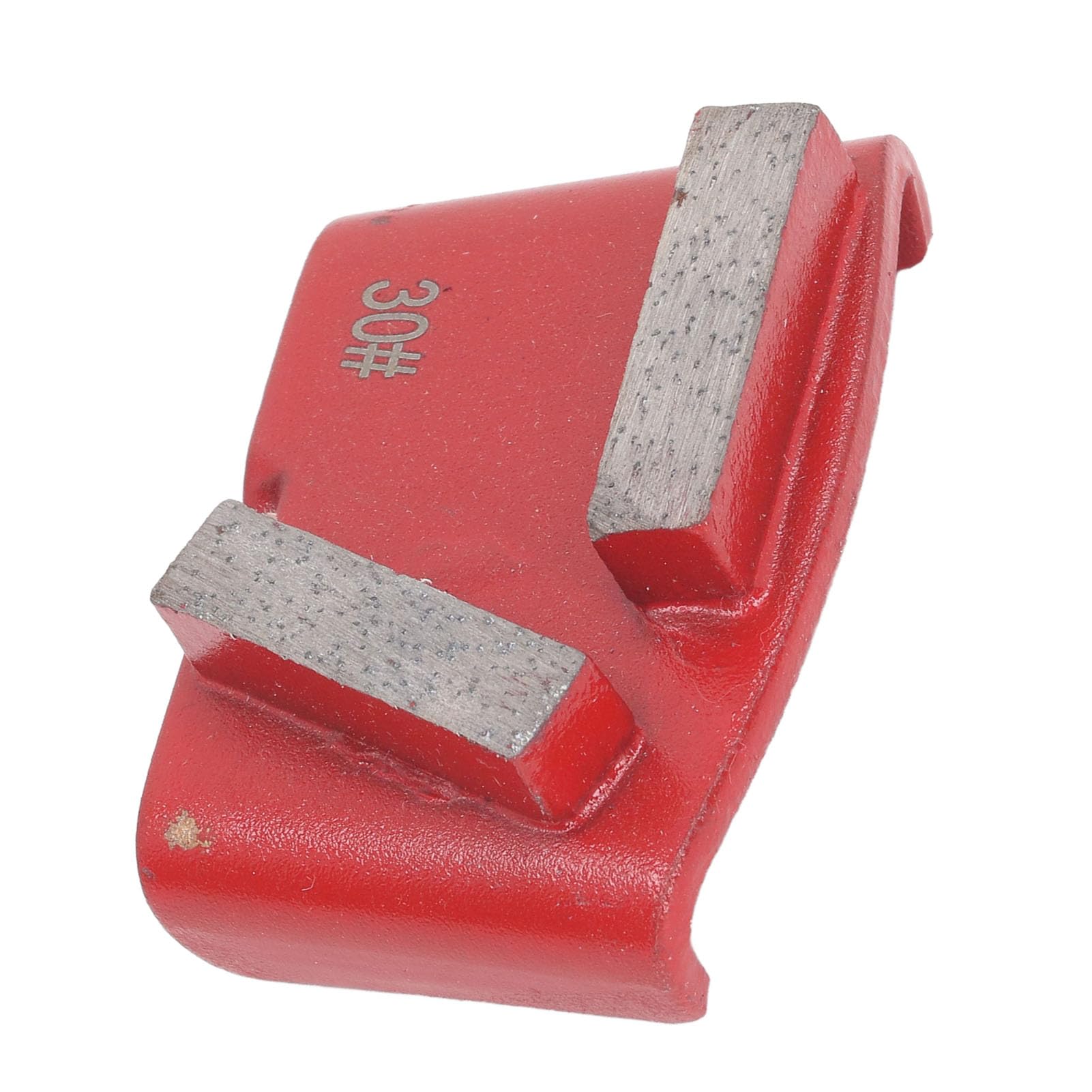 Beton-Schleifschuh, Lange Lebensdauer, Scharf, 30er Körnung, Verschleißfester Legierter Stahl, Geräuscharm, 3-teilige Trapez-Diamant-Schleifschuhe Zum Betonpolieren