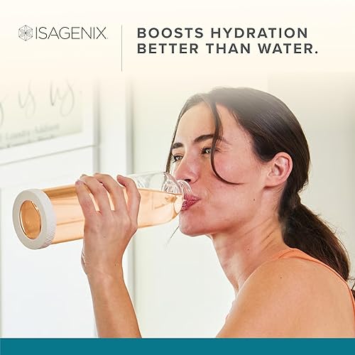 Miniatura 6 de Isagenix Hidrata  Hidratación superior con más de 1625 mg de electrolitos esenciales  Sin azúcar añadido  Sabor naranja  Barras de 0.1 oz  24