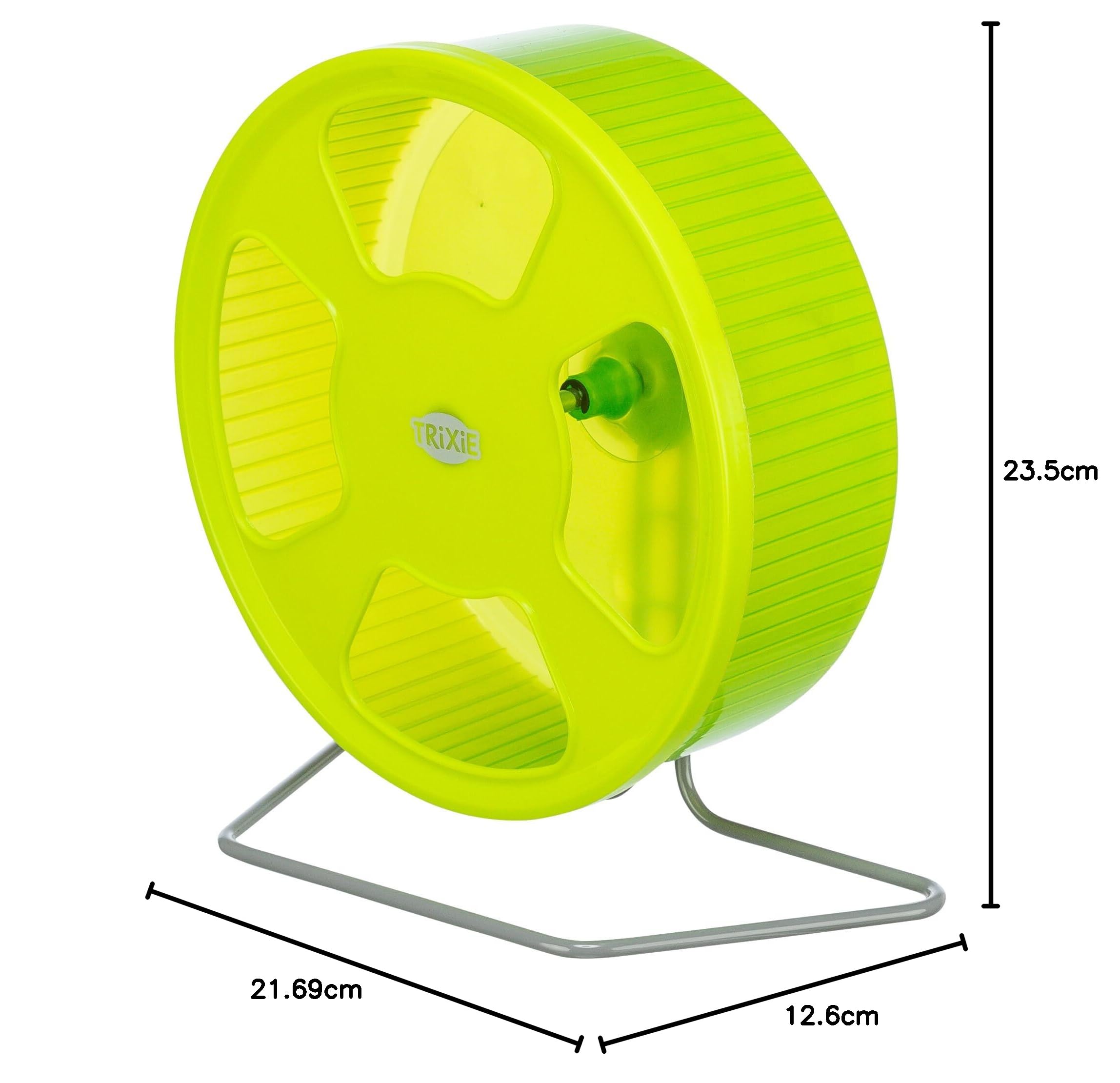 Trixie 61010 Kołowrotek dla Gryzonii, Zielony, Ø 20 cm