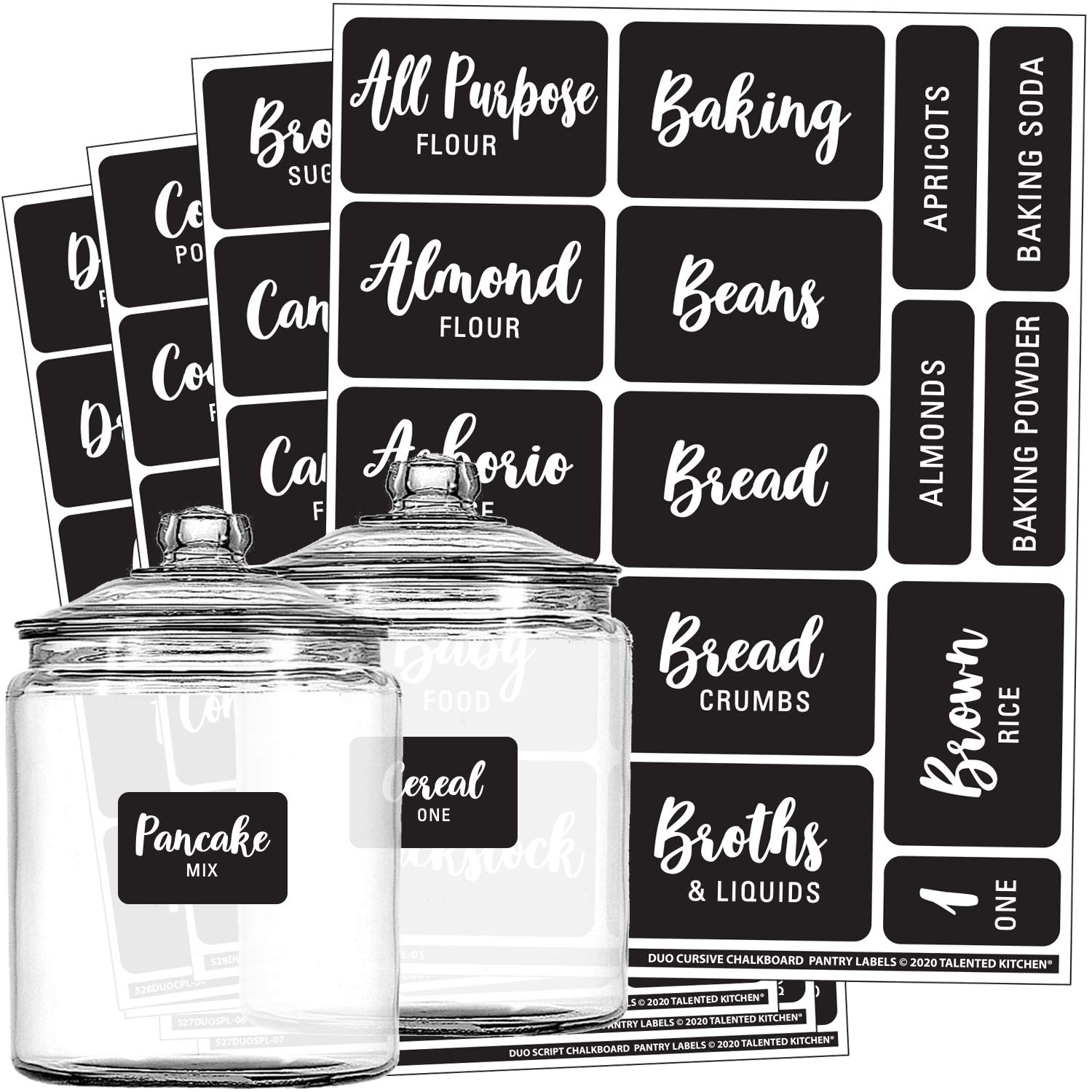Buy Talented Kitchen 128 Chalkboard Pantry Labels 128 Kitchen Pantry