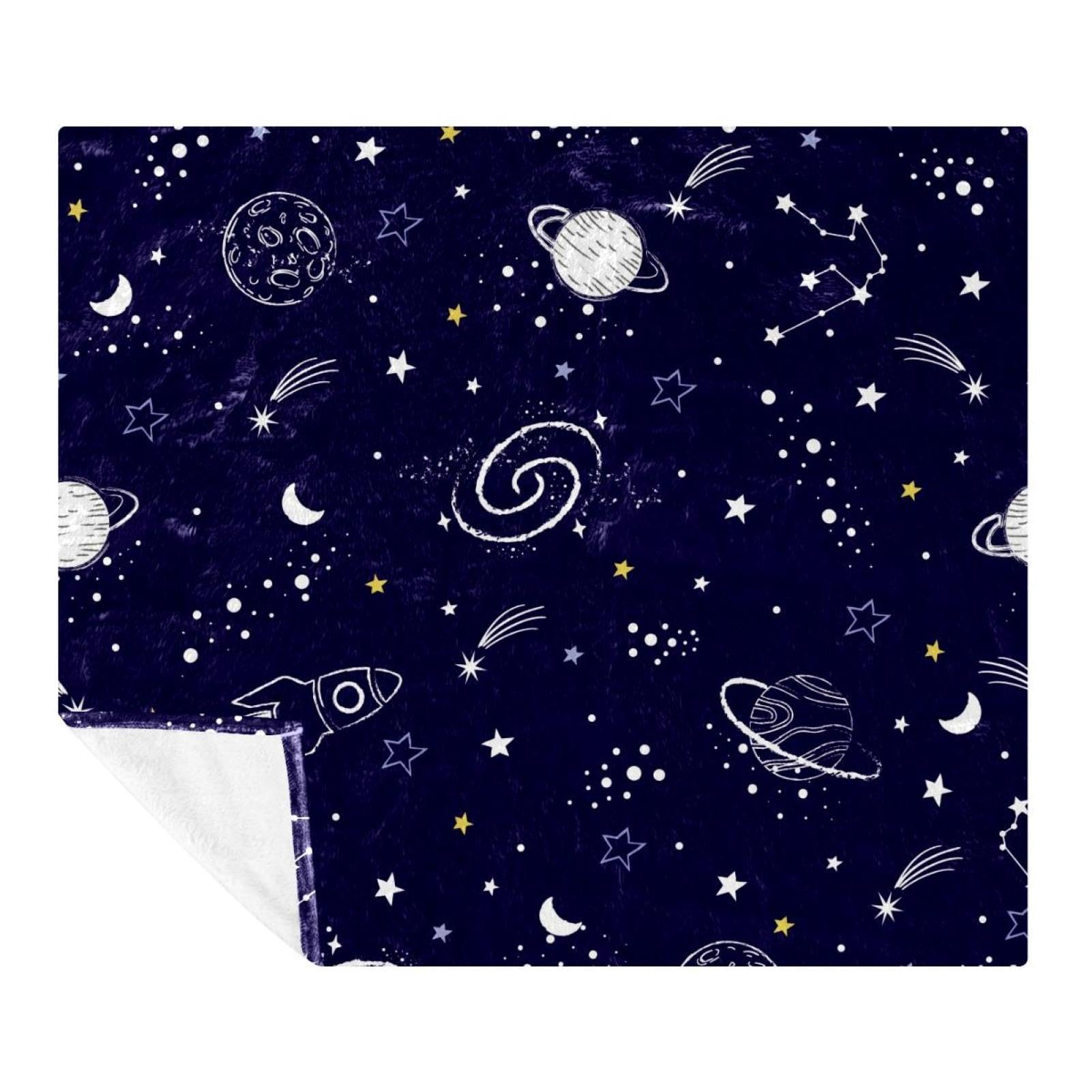 Couverture douce constellations pour vos soirées cocooning sur le canapé
