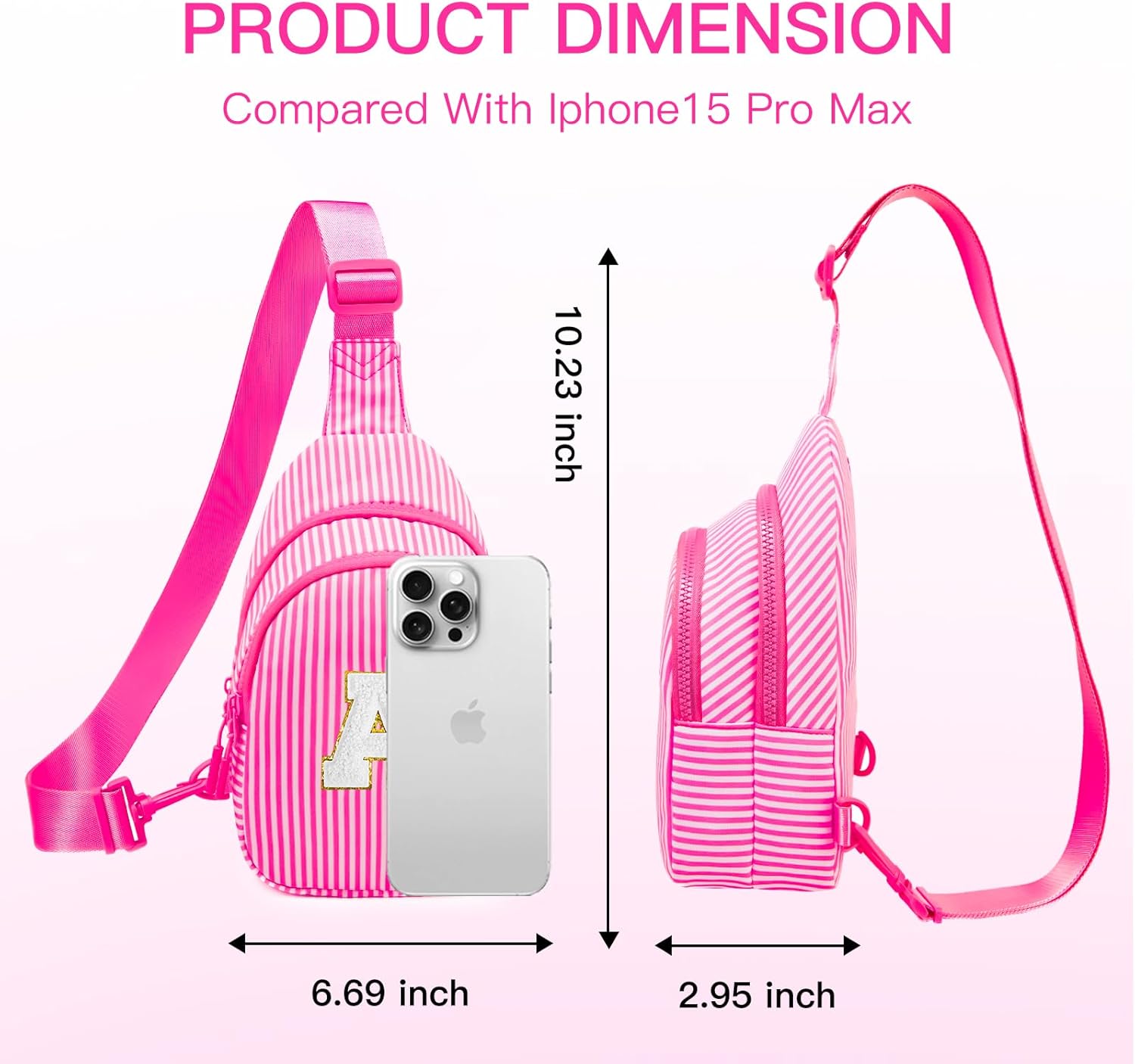 Gifts for 8 9 10 11 12 Year Old Girls Sling Bag Crossbody Bags Fanny Pack for Teen Girls Personalized Gifts for Women - Image 4