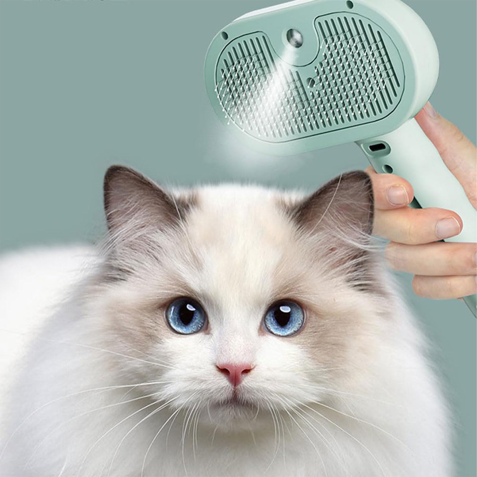 Chevaroo Spazzola a vapore per cavalli, spazzola a vapore Chevaroo di 2E generazione, pettine spray per la rimozione dei peli, spazzola spray per gatti, cani, animali domestici di grandi e piccoli