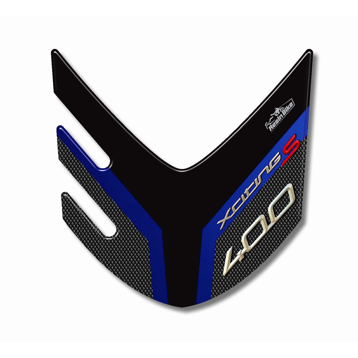 Resin Bike 3D Resin Floor Stickers For KYMCO XCITING 400S 2019 - Blue