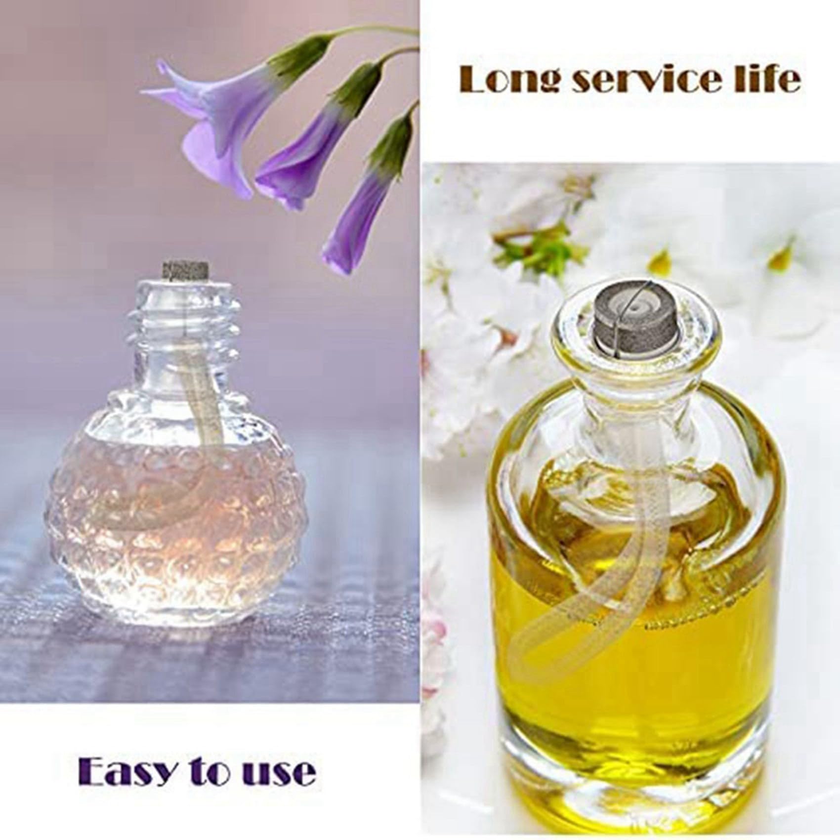 Plomevry 2 Pcs Oil Lamp Wick Replacement, Air Control Catalytic, Regular Size, 2 Pack - Image 3