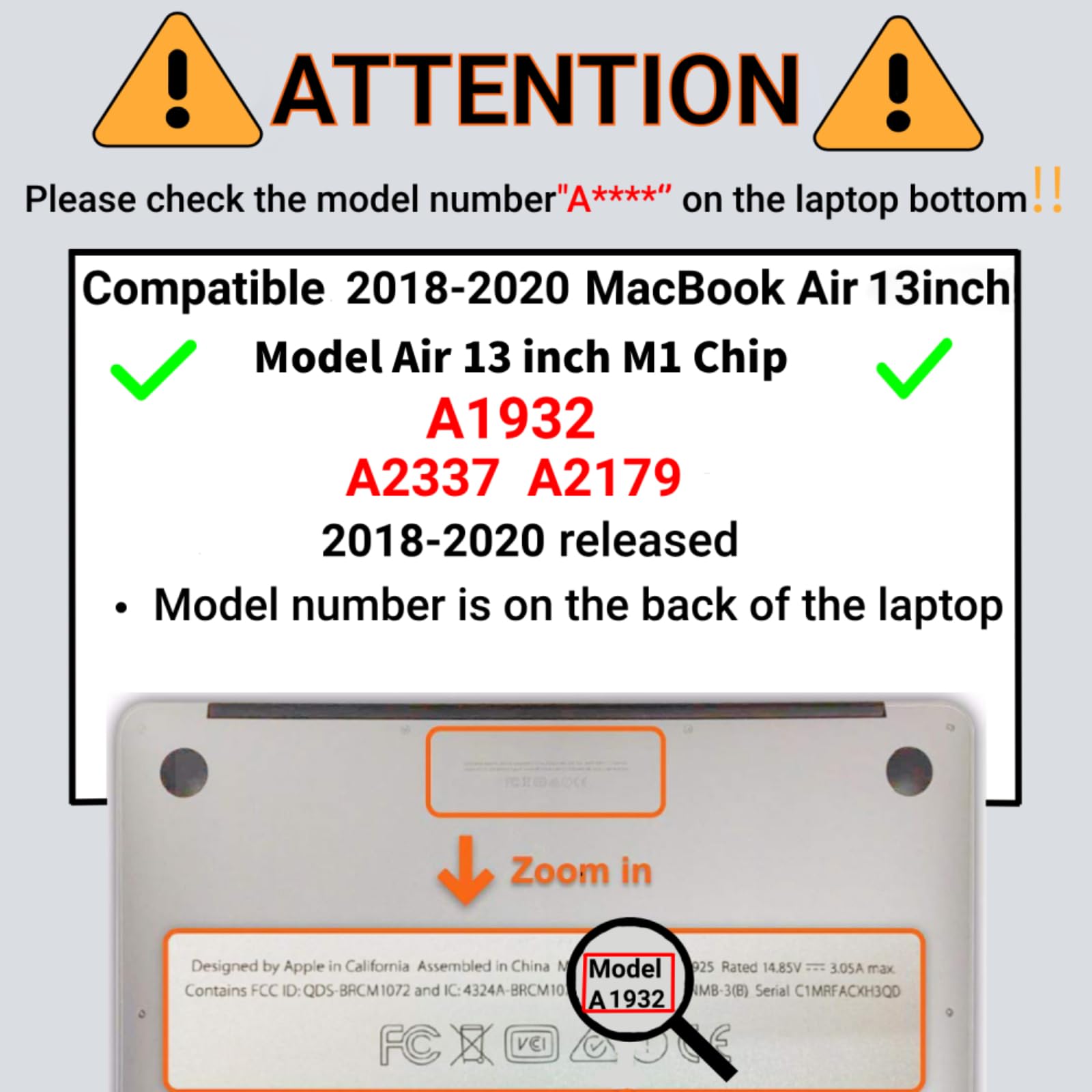 Étui Compatible avec MacBook Air 13 inch Étui 2020 2019 2018 A2337 M1 A2179 A1932 Touch ID, Plastique Coques rigides pour Ordinateur Portable & Sac & Housse de Clavier, Forêt de Marguerites