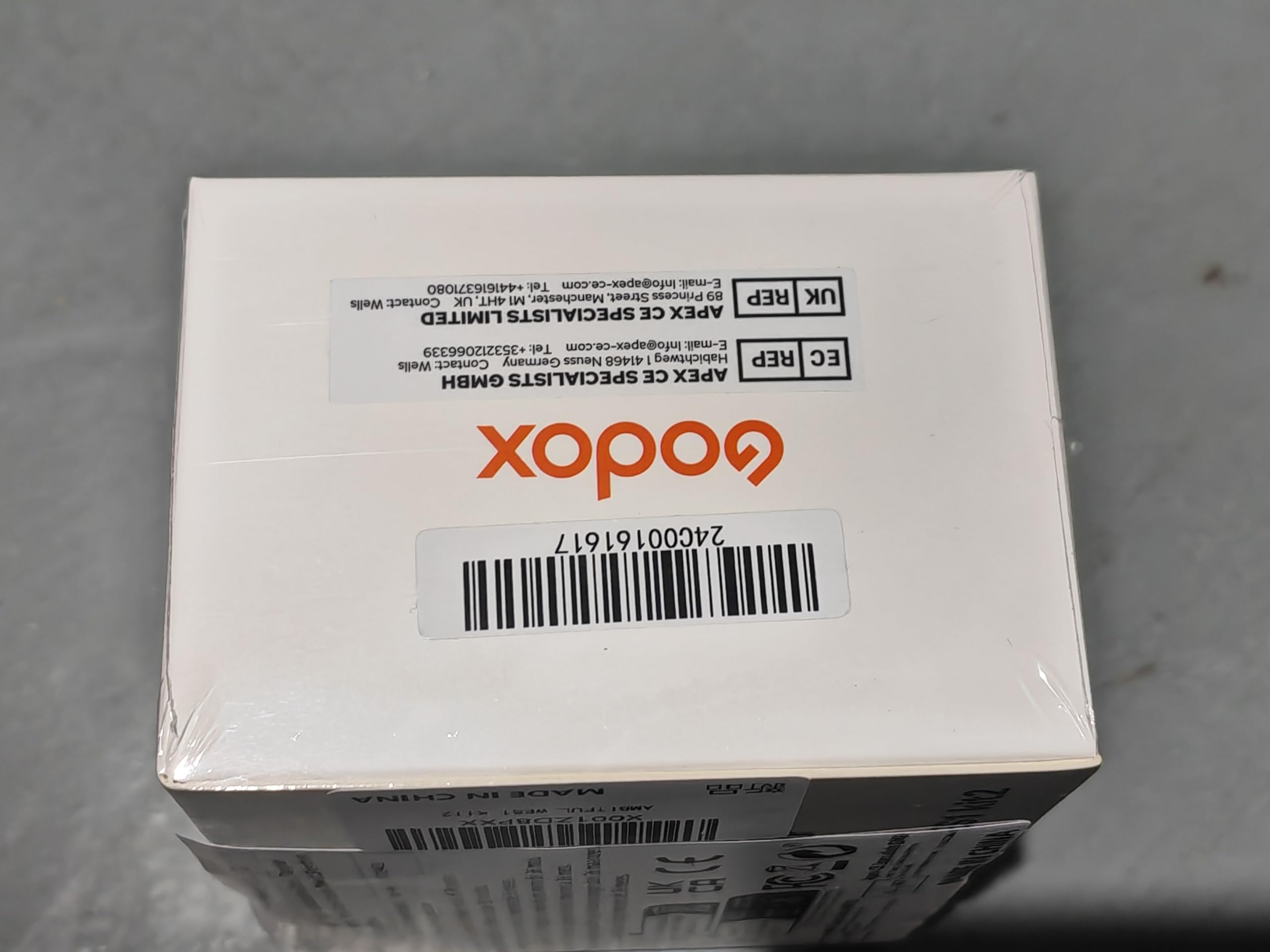 GODOX WES1 KIT2 – Drahtloses Lavalier-Mikrofon für iPhone, MFi-Zertifiziert, ENC-Rauschunterdrückung, professionelle Aufnahme mit 48 kHz/16 Bit, Reichweite 200 m, für YouTube/Interviews (WES1 KIT2)