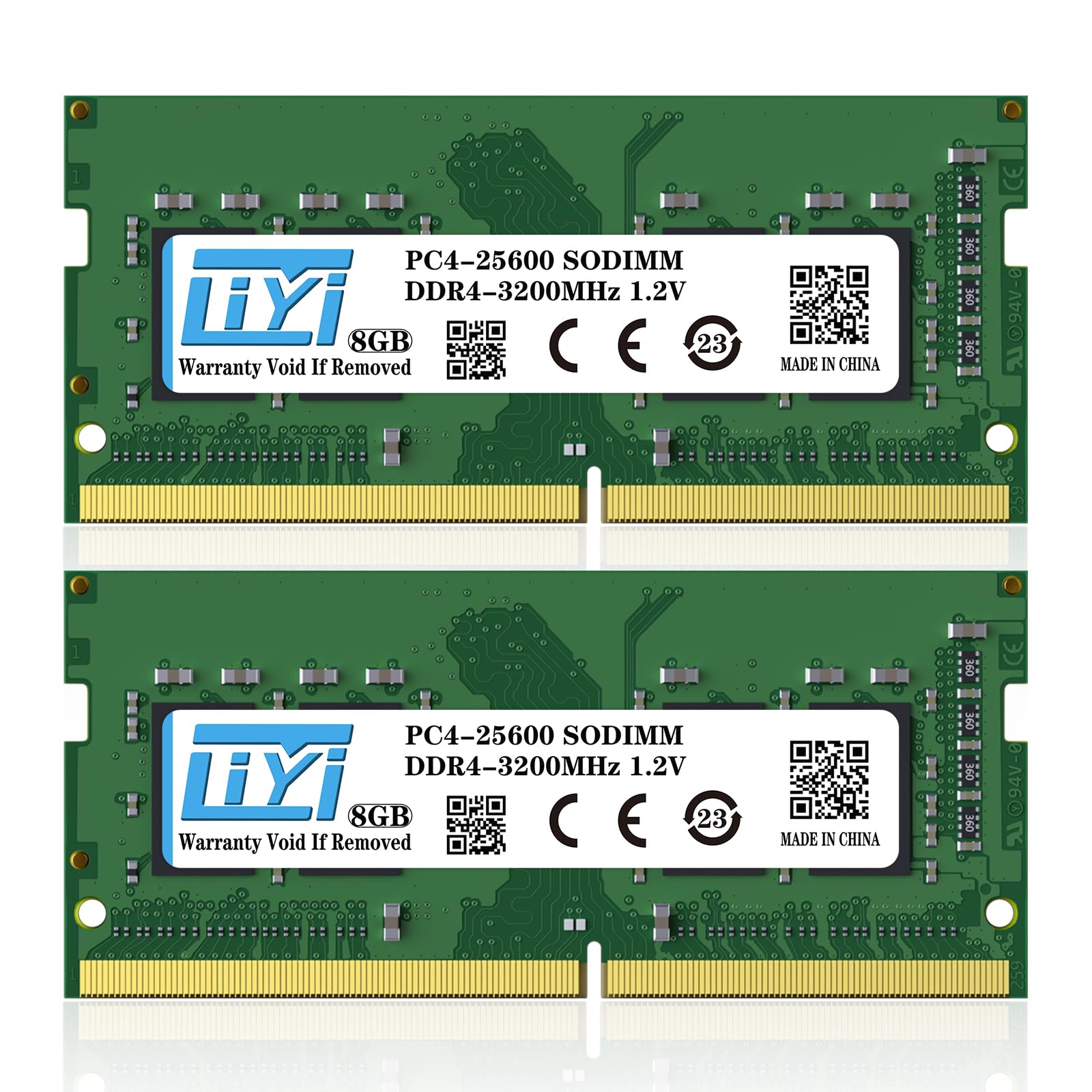 LIYI DDR4 16GB RAM (2x8GB) Kit DRAM 3200MHz PC4-25600 CL22 Unbuffered Non-ECC 1.2V Dual Channel 260Pin SODIMM for Intel and AMD Notebook Laptop RAM Computer Memory Upgrade modules