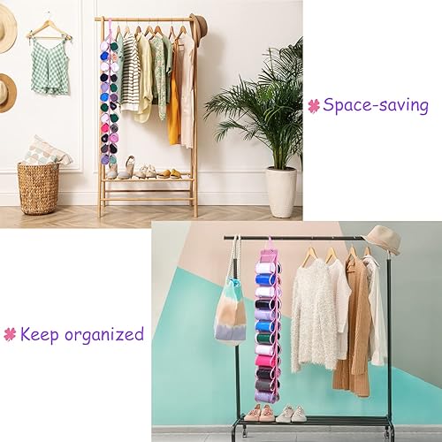 Miniatura 2 de Organizador de leggings, bolsa de almacenamiento de ropa, organizador de camisetas, soporte para rollo de ropa, bolsa colgante para leggings, bolsa