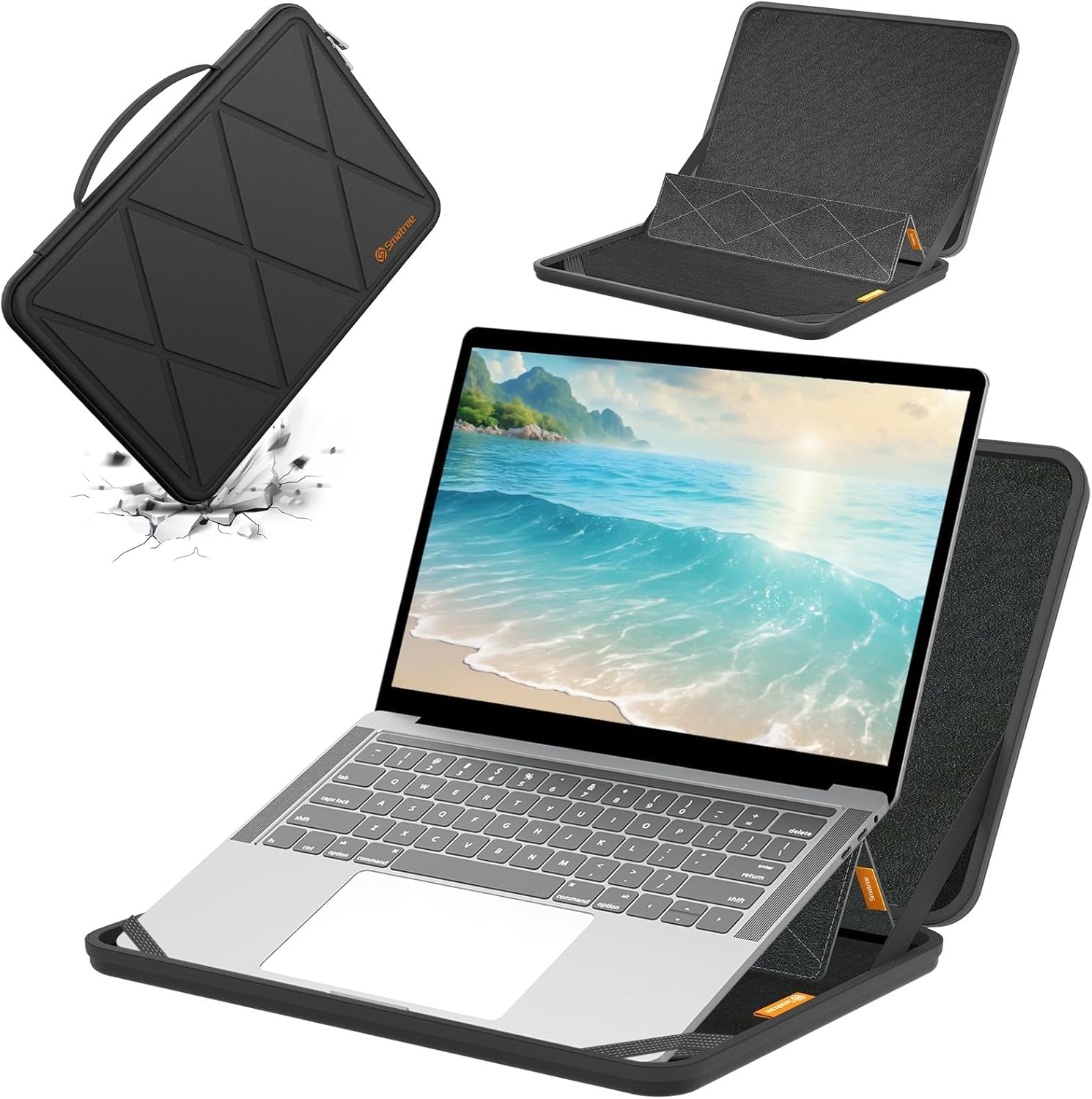 Smatree MS88 Hard EVA Protective Sleeve Case with Stand Compatible for 16 inch ASUS ProArt P16 H7606, 16 inch ASUS ROG Zephyrus G16 (2026) GU606, 16inch ROG Zephyrus M16 2023 GU604/2022, Case