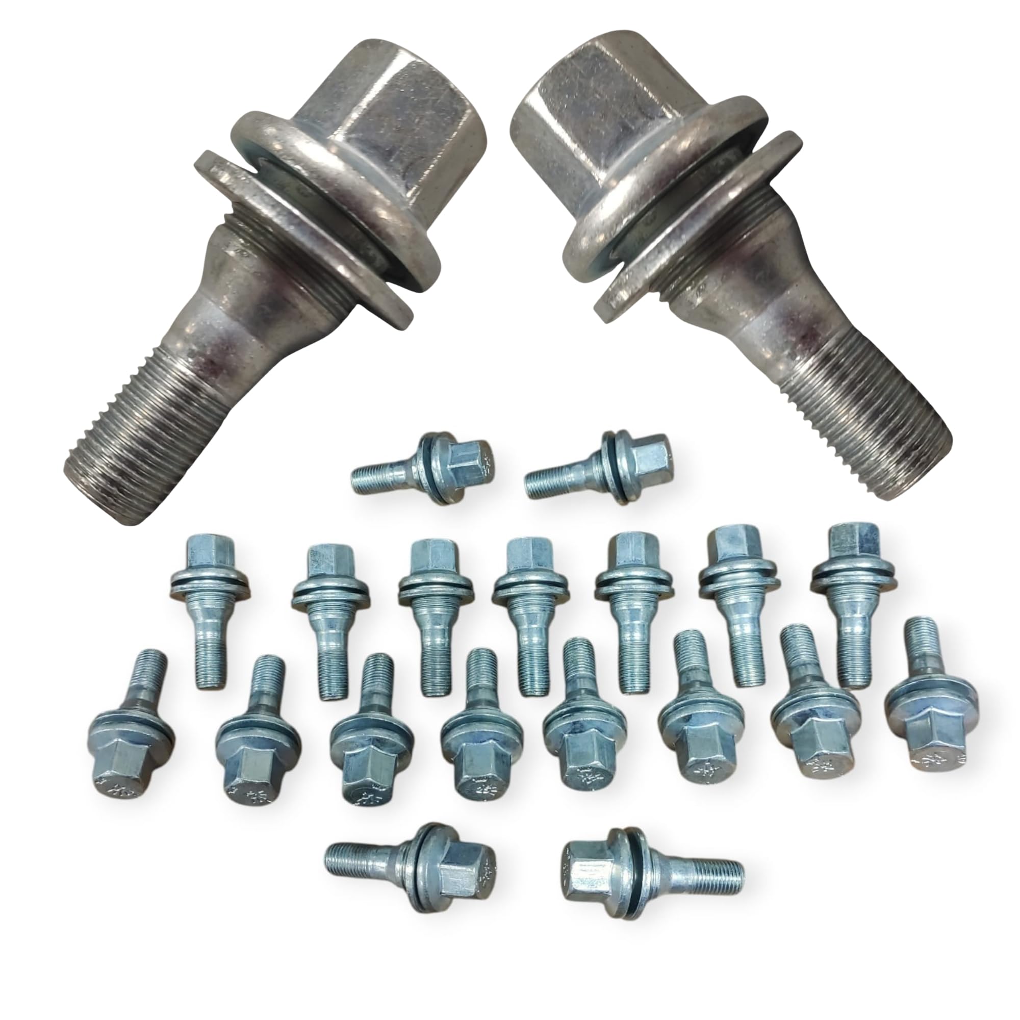 16 Bulloni Fissaggio Ruote Compatibile Con Citroen Saxo C3 Xsara C5 Berlingo C2 C4 C6 C3 DS3 DS4 DS5 dal 2003 - Jeep Avenger - Fiat 600 - Alfa Romeo Junior Gomme Cerchi in LEGA M12x1,25 hex 17
