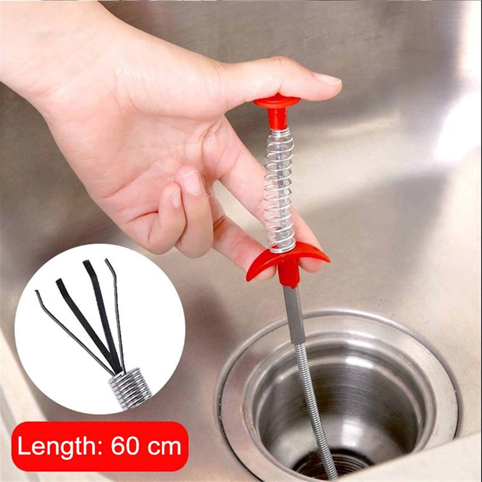 Gancho De Limpieza De Plástico Para Cocina, Fregadero De Baño, Tubería