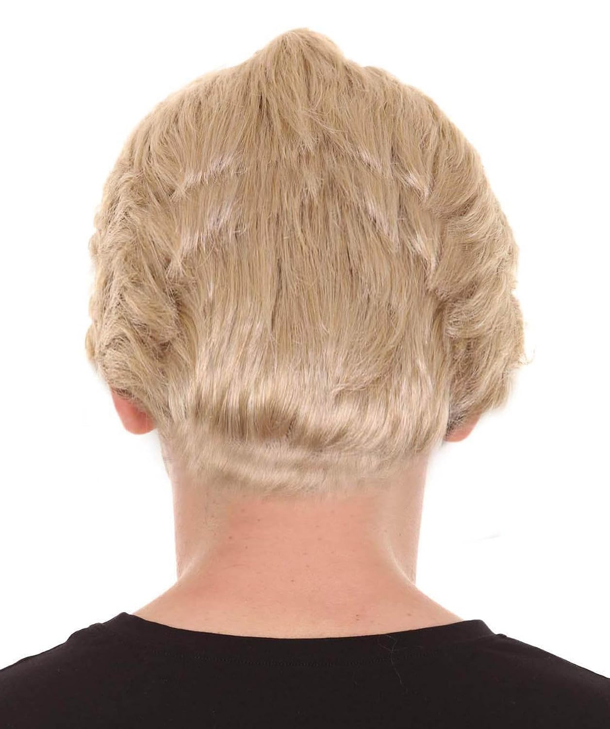 Superhero Family Men’s Wig with Mask Set - Breathable Capless Cap with Adjustable Mask and Wig - Combo Blonde Cosplay Halloween Wig