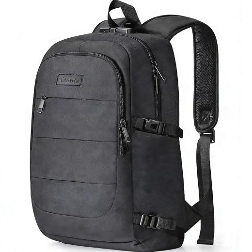 Tzowla Travel Laptop Backpack Water Resistant Anti-Theft Bag with USB Charging Port and Lock 15.6 Inch Computer Business Backpacks for Women Men College School Student Gift,Bookbag Casual Daypack