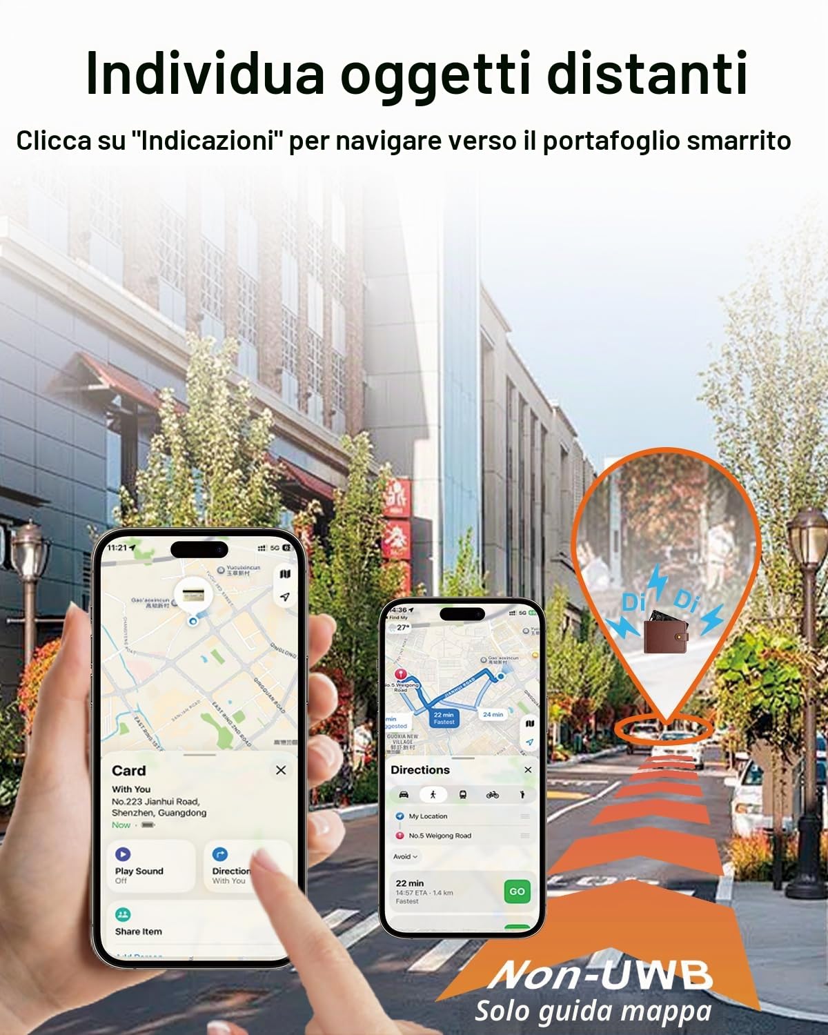 Rohobuo Air Tracker Card Tag — immagine 5 di 11