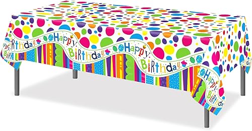 Miniatura 542 de CC HOME 1 pieza de mantel de plástico para fiesta de los 90 de 54 x 87 pulgadas de largo, mantel vintage retro de los 90 de hip hop, tema de 1990