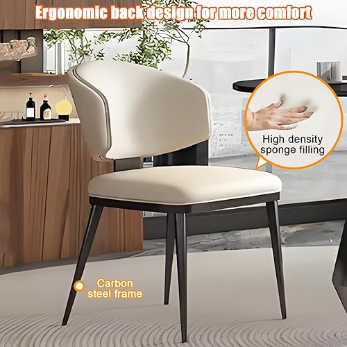 Miniatura 6 de YVYKFZD Juego de mesa y silla para sala de recepción de oficina, juego de mesa de comedor simple para cocina, mesa de centro redonda para Negro+gris