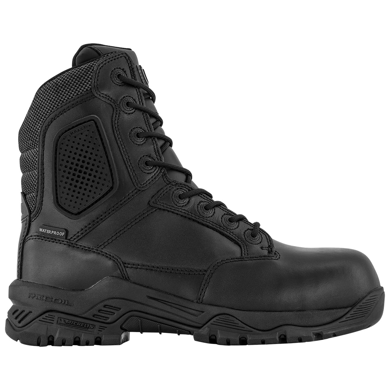 MAGNUM Strike Force 8.0 S3 Black Side-Zip Waterproof Combat Safety Boot