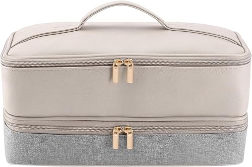 Miniatura 8 de Bolsa de viaje de doble capa para herramientas para el cabello, funda de viaje compatible con estilo Shark Flex, funda de transporte para sistema de