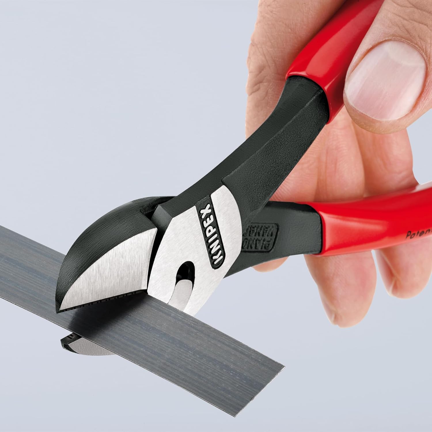 KNIPEX - 73 71 180 Knipex Tools LP - 7371180 TwinForce High Performance Leverage Diagonal Cutter with Dipped Handle, Red
