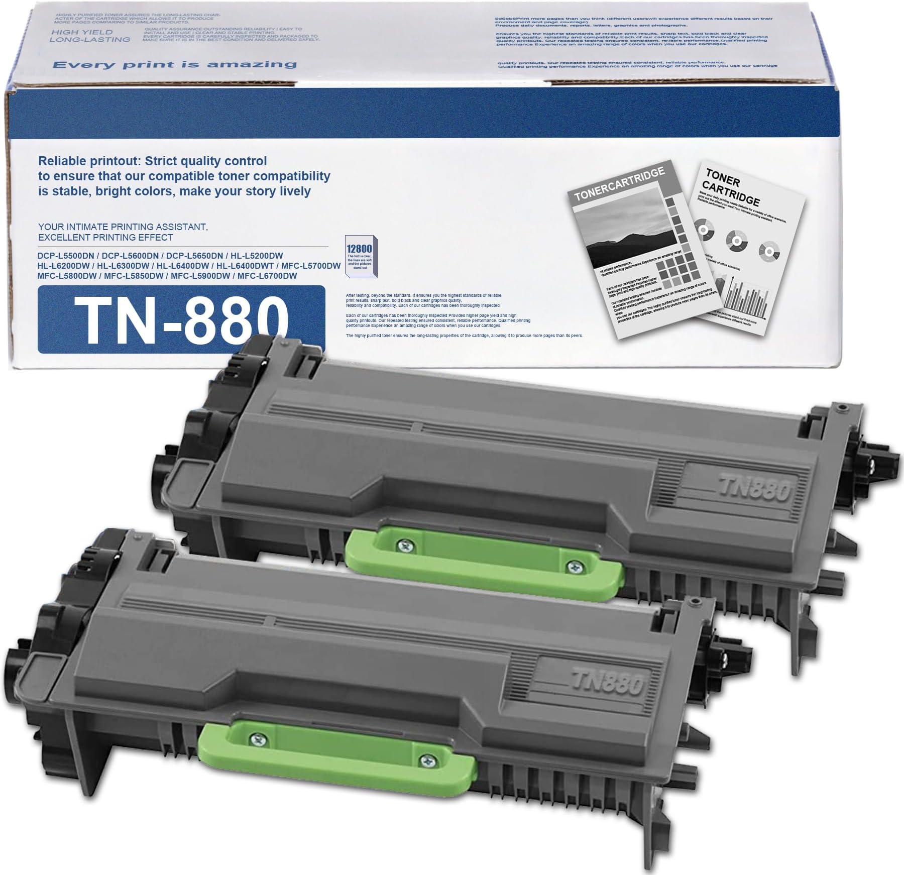 TN880 TN880 Super High Yield Toner Cartridge Replacement