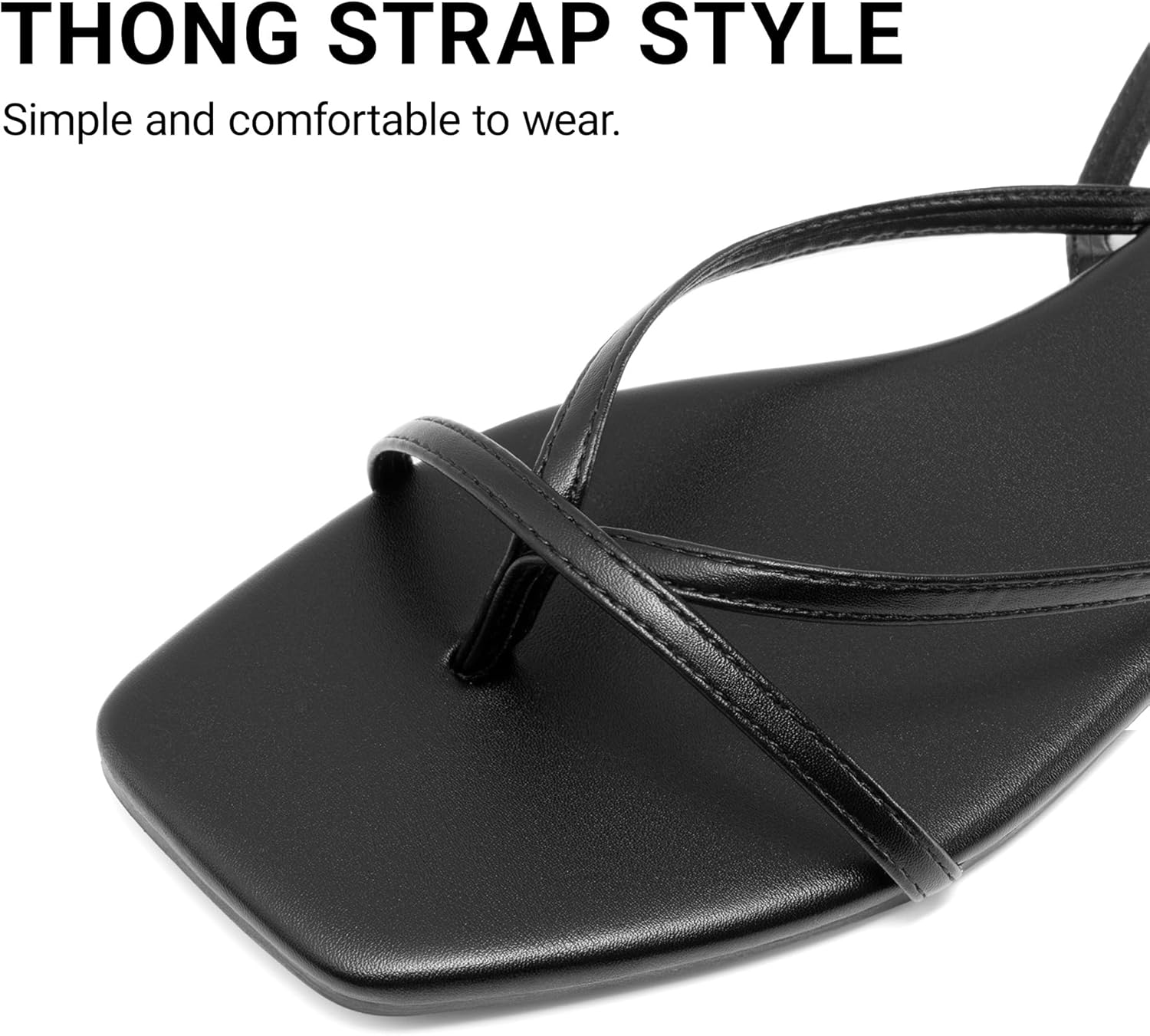 DREAM PAIRS Womens Strappy Flat Sandals - Comfortable Lace Up Gladiator Dressy Sandals, Square Toe Tie Up Walking Sandal, Summer Wrap Up Vocation Sandal Mermaid Shoes - Image 7