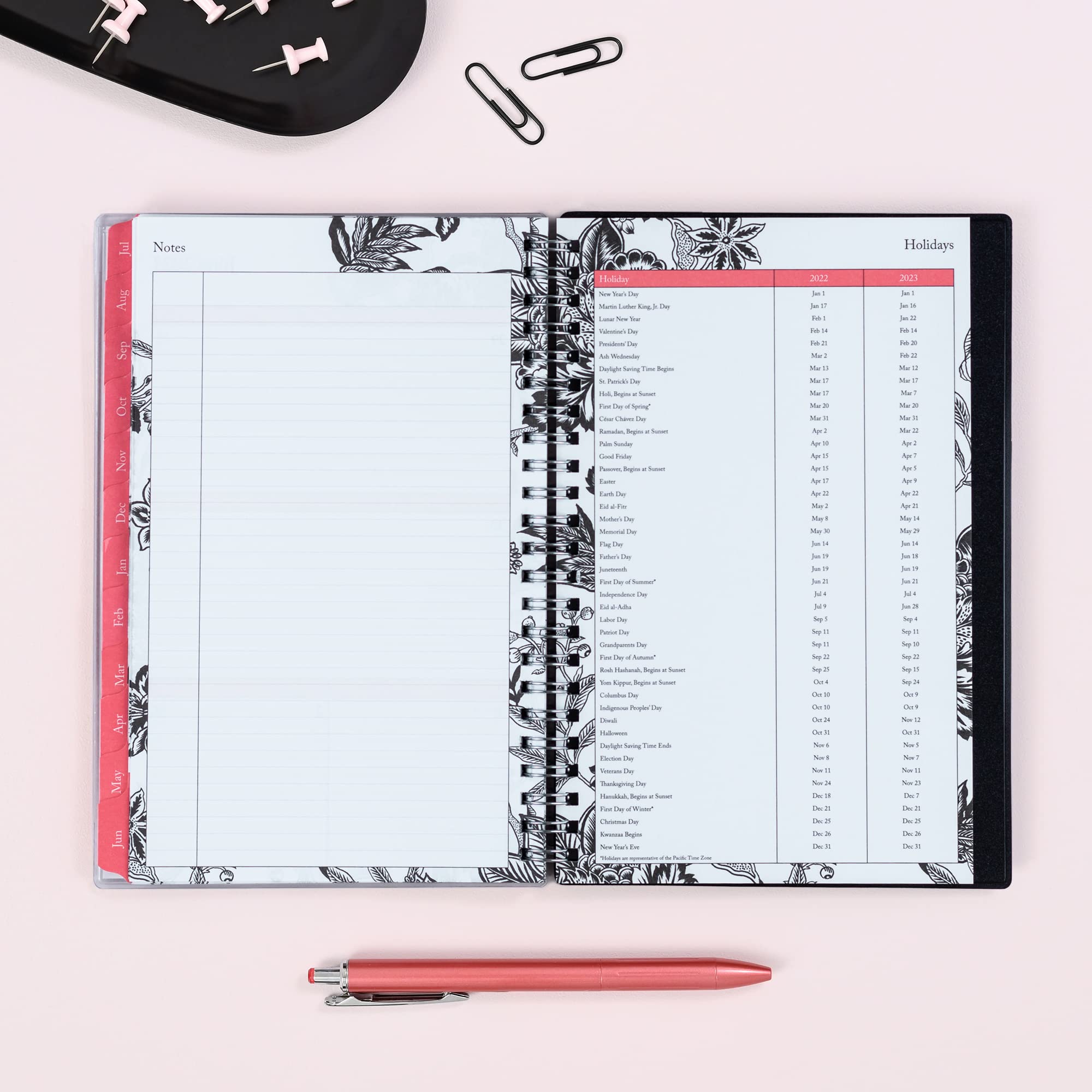 Amazon.com: Blue Sky 2022-2023 Academic Year Weekly & Monthly Planner, 5" x  8", Flexible Cover, Wirebound, Analeis (130608-A23) : Everything Else