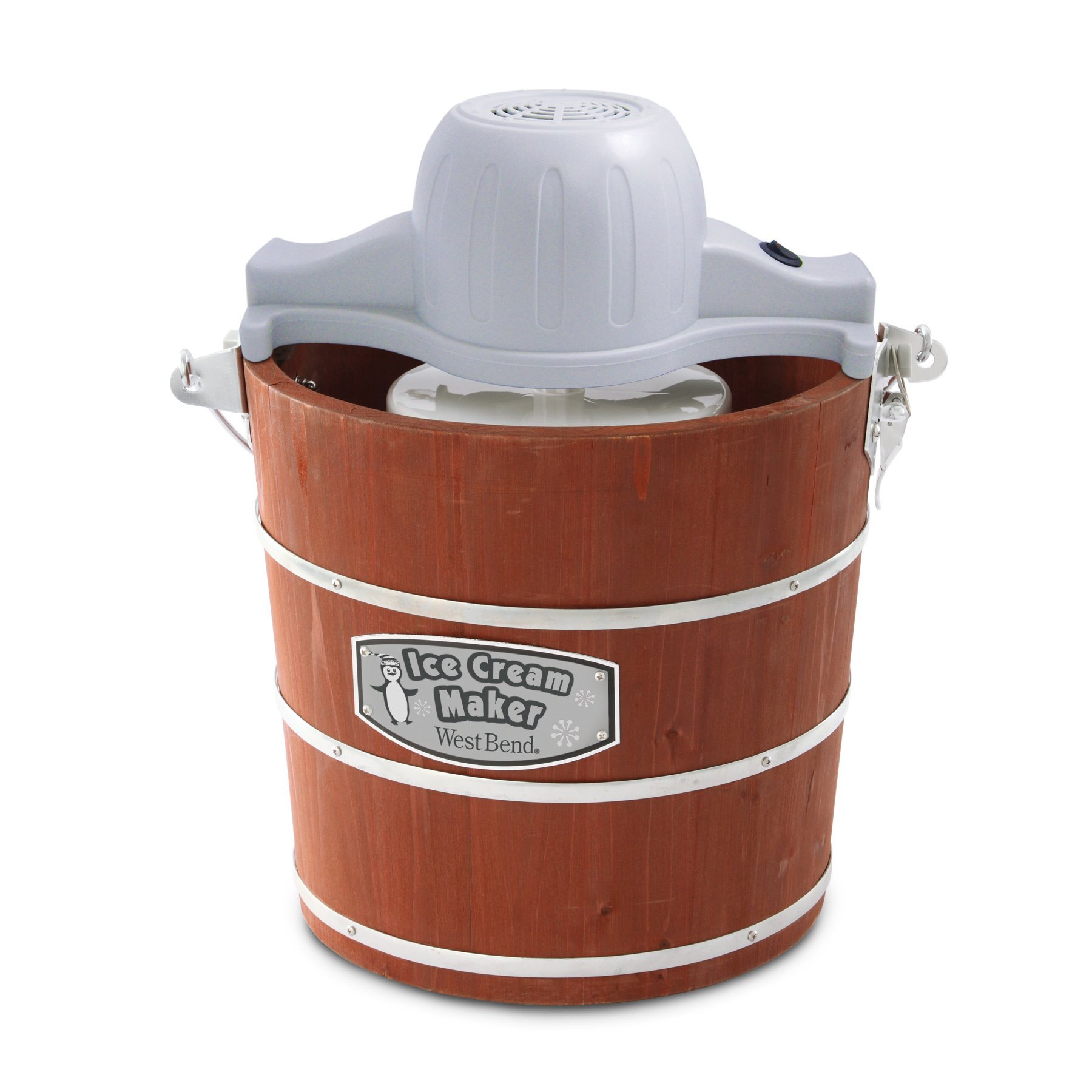 West Bend IC12701 Ice Cream Maker (Discontinued by), 4-Quart, Brown