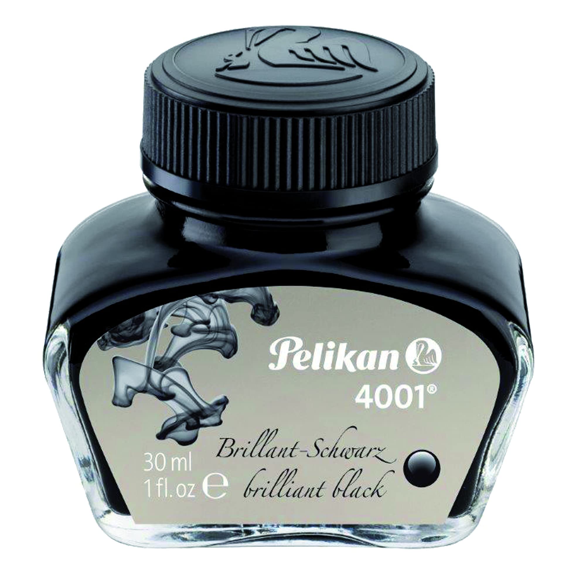 Pelikan mürekkep 4001, 30 ml, parlak siyah, 1 cam