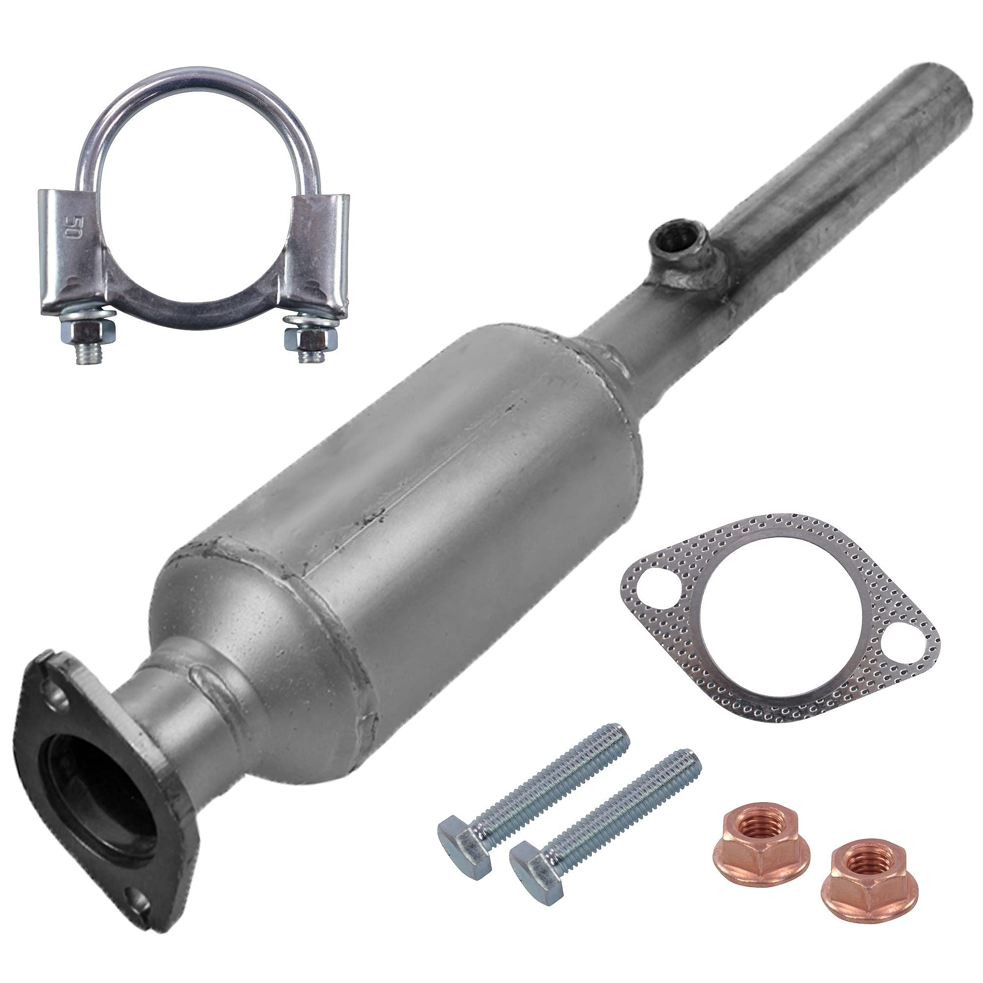 BESTPRICE Katalysator inkl. Anbaumaterial Kompatibel mit SEAT ALTEA (5P1), ALTEA XL (5P5, 5P8), LEON (1P1), SKODA OCTAVIA 1 Kombi (1U5), OCTAVIA 2, VW CADDY 3, GOLF 5, GOLF 5 Variant (1K5)