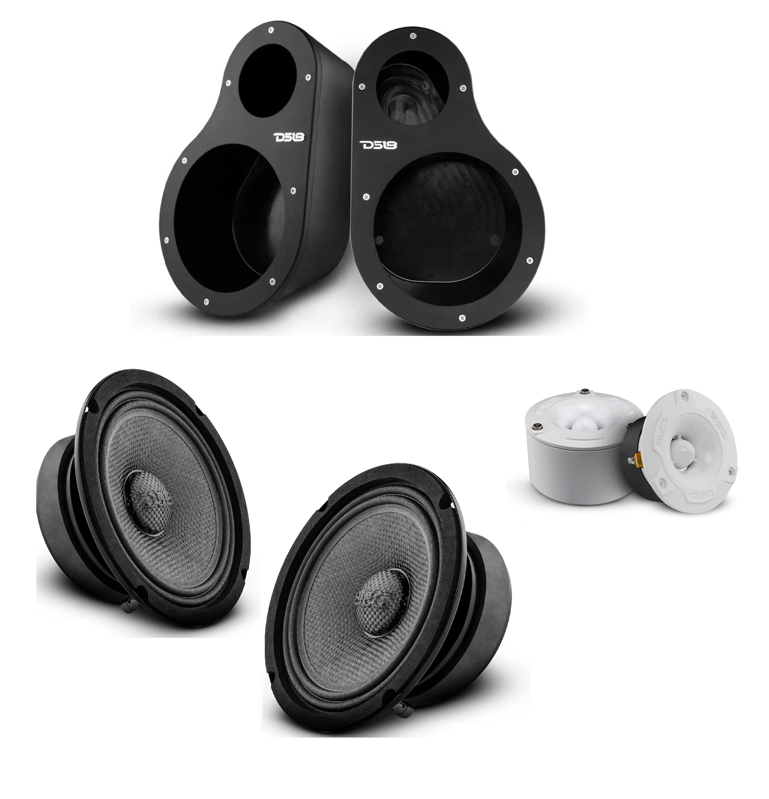 Amazon.com: DS18 EN6P Universal Speaker Pods Bundle - 1 Set Left