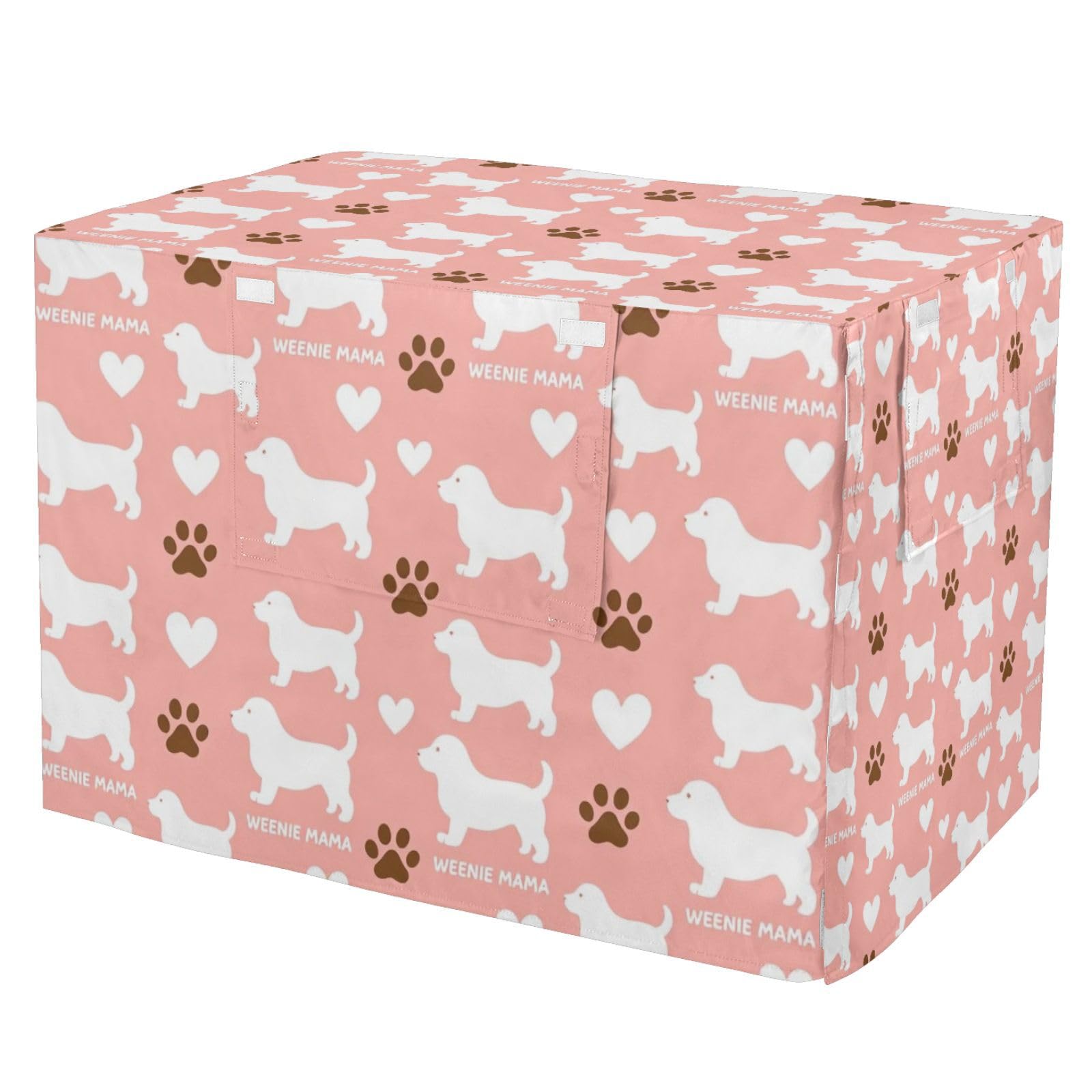 Housse de cage pour chien ventilation optimale rideaux de caisse 3D