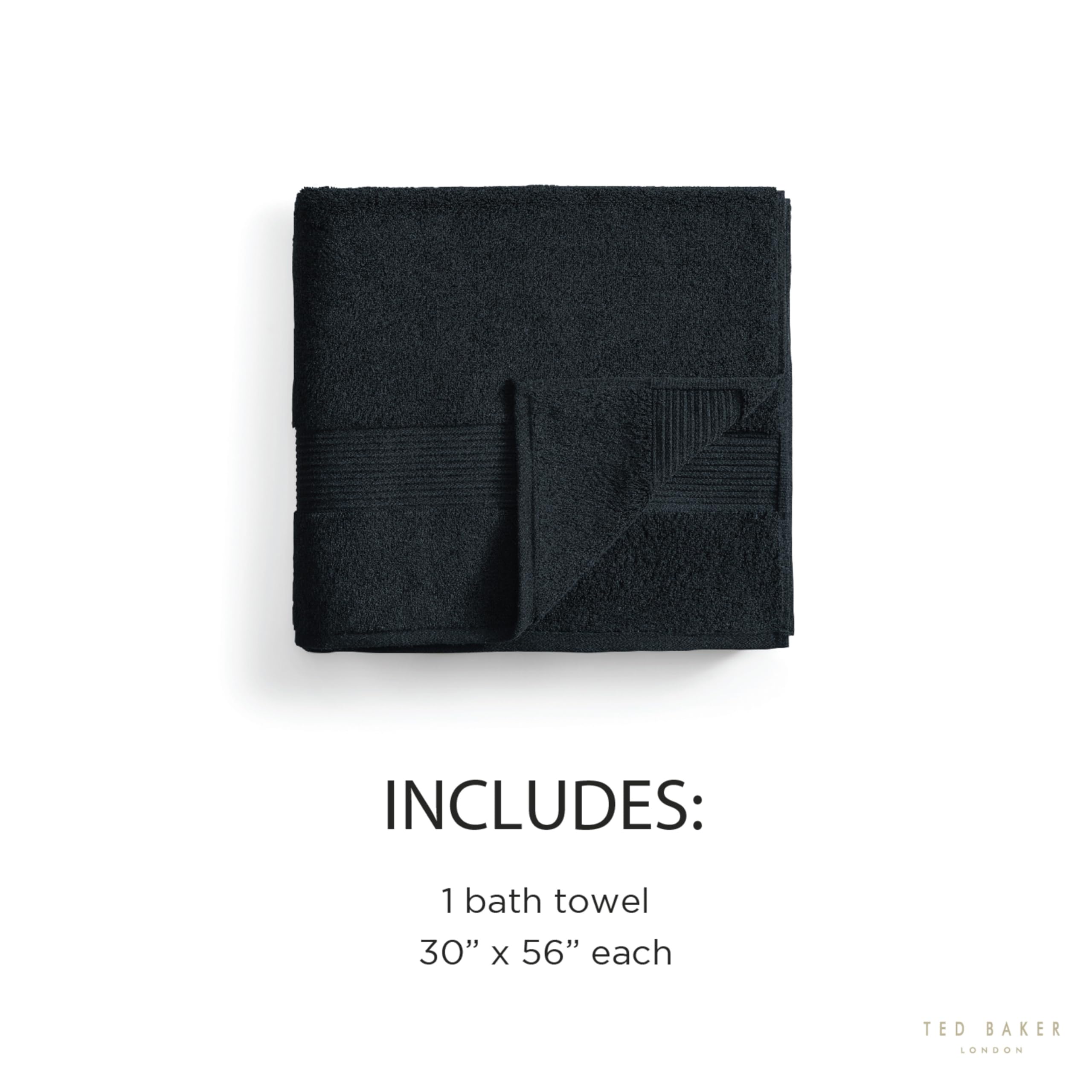 Amazon.com: Ted Baker Cotton Bath Towel Soft, Highly Absorbent, 30