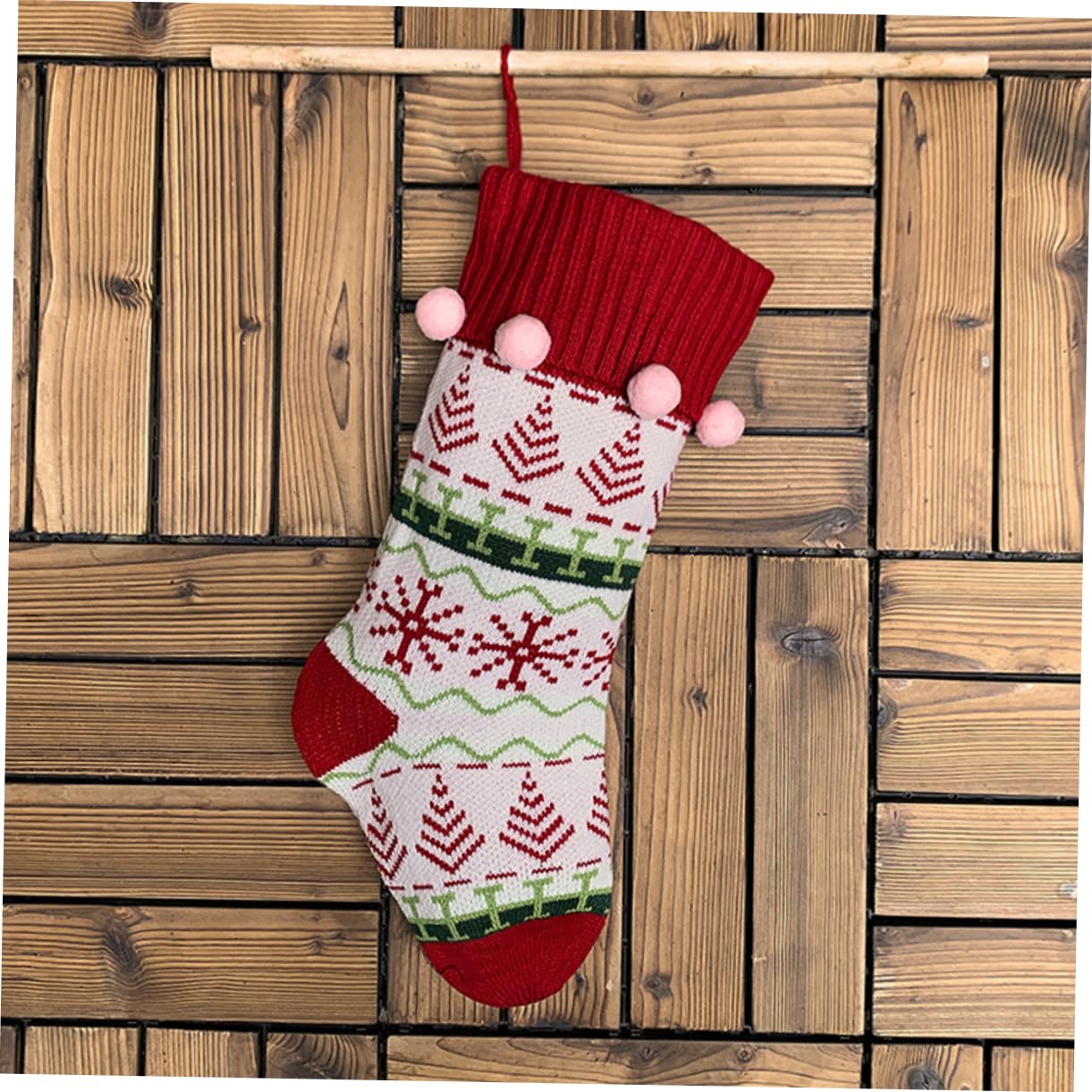 Cabilock 3stücke Weihnachtsstrumpf als Geschenketüte für Junge Mädchen mit Festlichem Design für Weihnachtsbaum und Kamin zum Aufbewahren von Süßigkeiten und Geschenken
