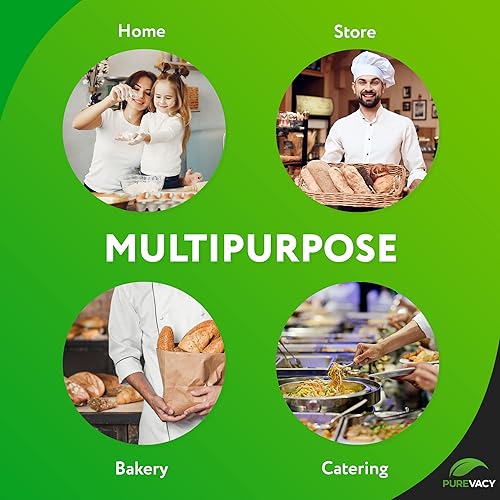 Miniatura 5 de PUREVACY Bolsas de pan de plástico con fuelle de 5 x 4 x 18 pulgadas, bolsas de plástico para almacenamiento de pan, paquete de 100 bolsas de