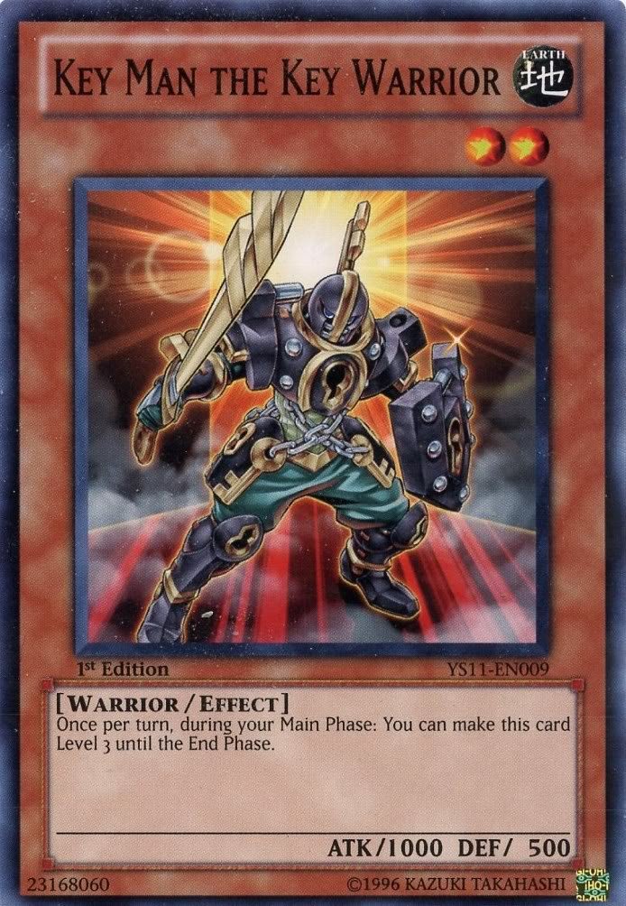 male yugioh cards Amazon.com: Yu-Gi-Oh! - Key Man The Key Warrior (YS11-EN009) - Starter Deck:  Dawn of The Xyz - 1st Edition